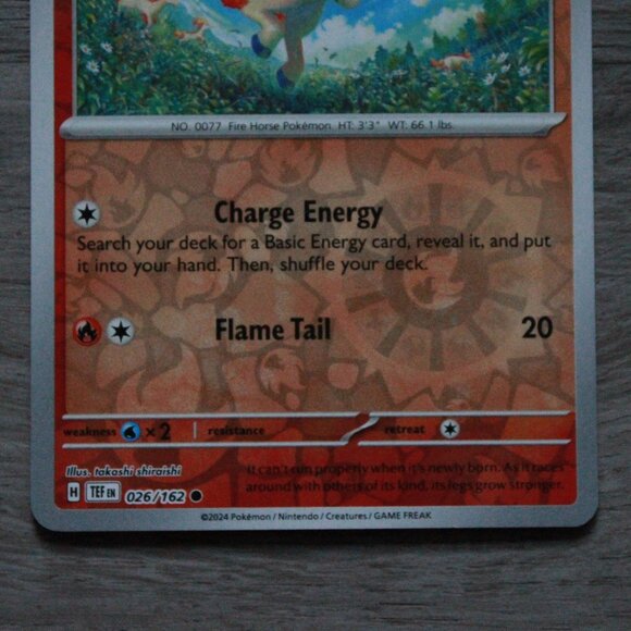 Pokemon "Ponyta" Reverse Holo Trading/Playing Card - Picture 3 of 6